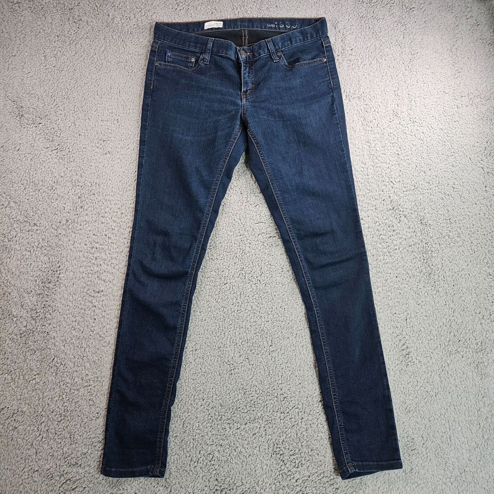 Gap‎ 1969 Jeans Women Size 28/6 ( 31x31) Legging Jean Dark Wash Stretch